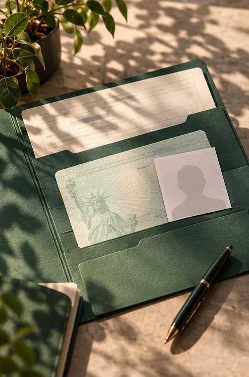Green Card Fotoğrafı çekimi
