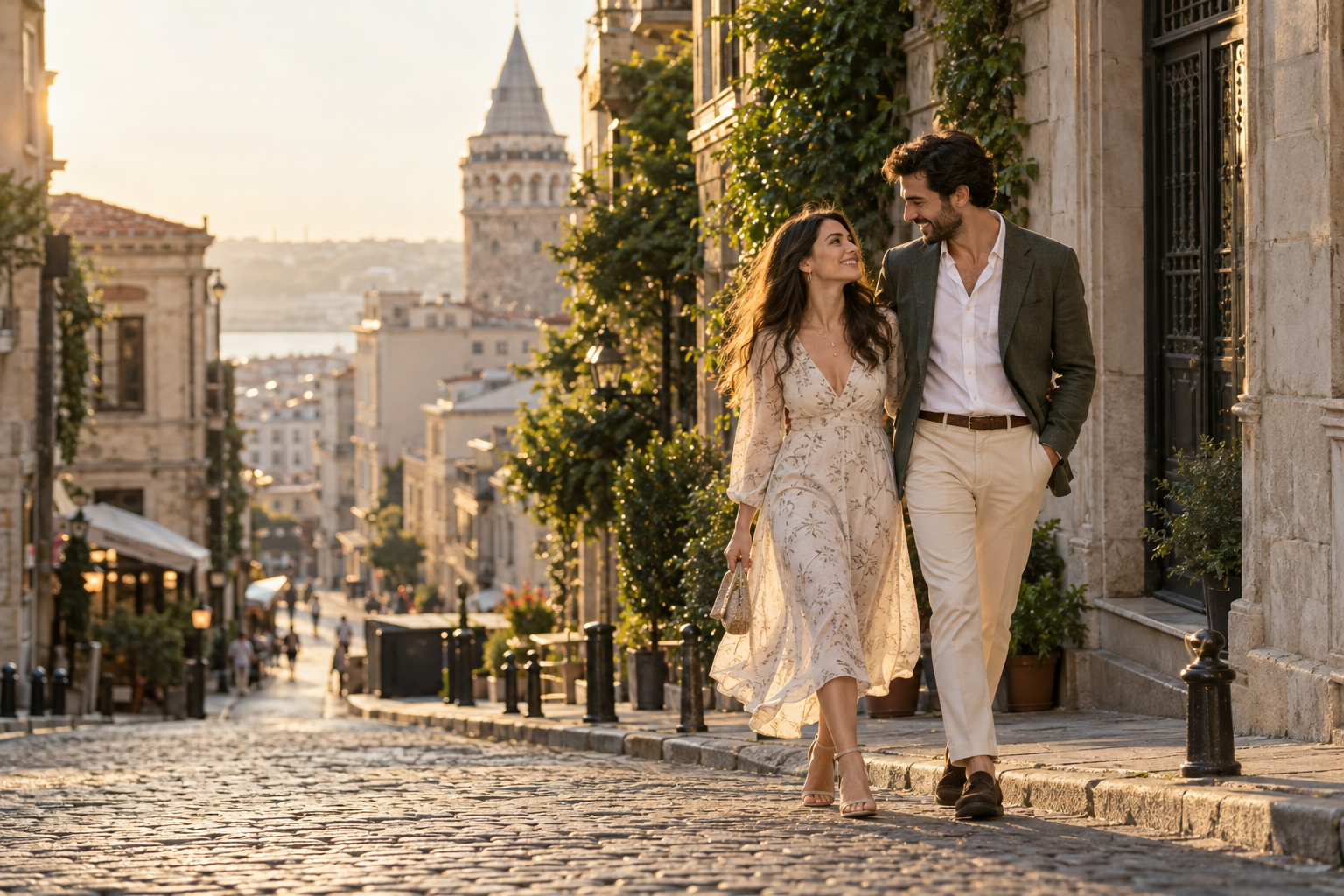 İstanbul’da dış çekimden sıcak bir an